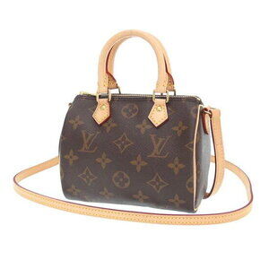 Louis Vuitton Speedy Nano Shoulder Bag Brown